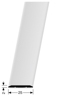 MPlus Übergangsprofil 442 SK SBS 100cm 25mm Alu Edelstahl elox. F2G glatt Best